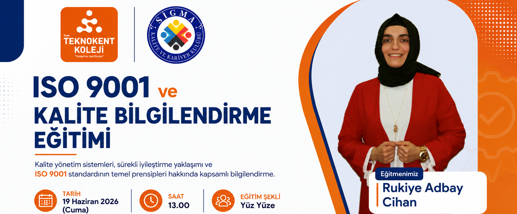 ISO 9001 ve Kalite Bilgilendirme Eğitimi